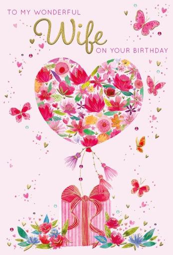 Picture of TO MY WONDERFUL WIFE BIRTHDAY CARD